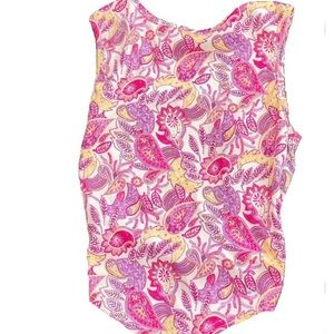 PINK PAISLEY TOP🩷